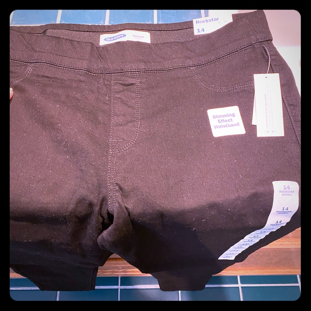 NWT black rockstar jeggings